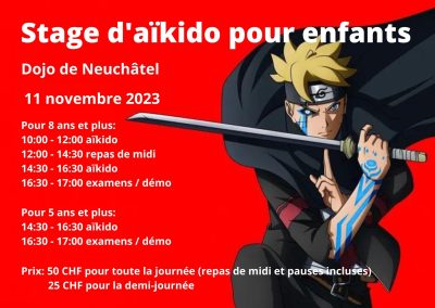 Kids Aikido Seminar, 11 November, Neuchâtel