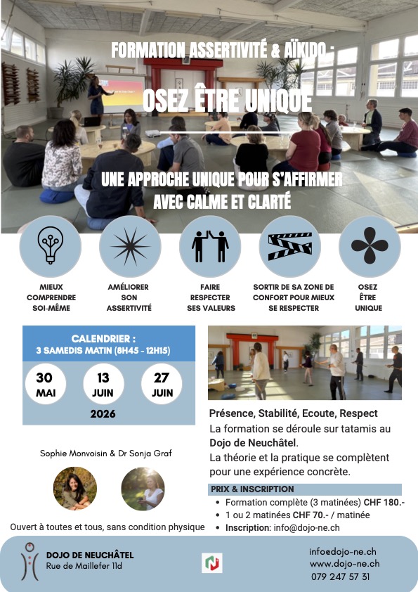 Formation Assertivirté, 30 Mai – 13 Juin – 27 Juin 2026
